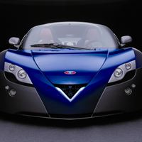 Venturi Fétish sports car, front