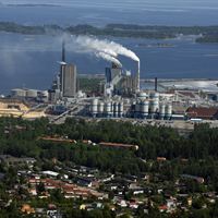 Flygbild över Korsnäs i Gävle