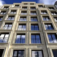 Gatuperspektiv Wallenstams nybyggnation på Östermalm