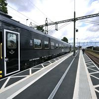 SJs nya svarta tåg. Foto: Martin Ekequist