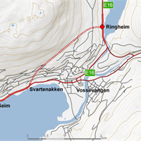 Location of the Vang Tunnel