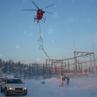 E.ONs helikopter i beredskap