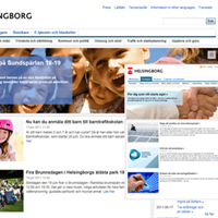 Helsingborg city webb