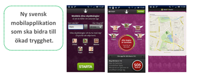New Swedish smartphone app that will contribute to increased safety