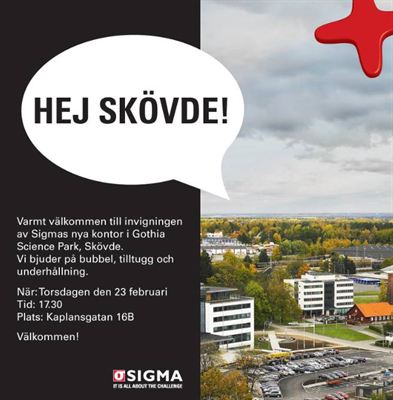 inbjudan till invigning