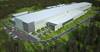 Facebooks serverhall i Luleå, illustration:Sweco
