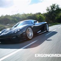Koenigsegg på landsväg