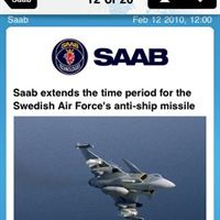 Nyhetssida på CisionWire för iPhone