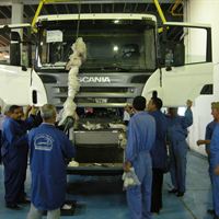 Lastibilsmontering i Irak