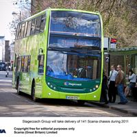 Scania double-deck bus