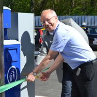 Gunnar Welander, Taxi Stockhom inviger Statoils fordonsgasstation i Bromma
