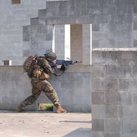 Live fire gunnery training