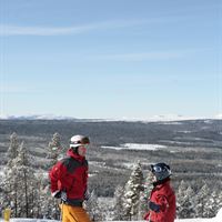 Skidåkning på Tännäskröket