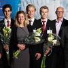 Vinnare KPMG International Case Competition med två jurymedlemmar