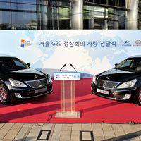 Hyundai hand over official vehicles for G20