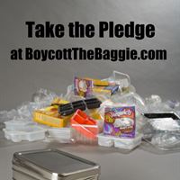 Boycott the Baggie Take the Final Pledge logo