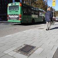 Starkas betonplattor EcoNox på Amiralsgatan i Malmö