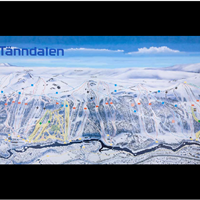 Pistkarta över Tänndalens skidområde
