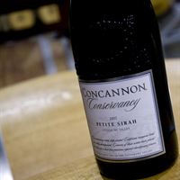 Signature Petite Sirah from land placed into conservancy trust for future generations. 