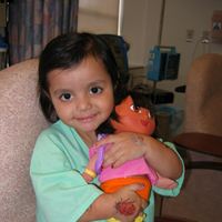 Child Receiving 'Little Wishes'