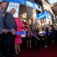 Ribbon cutting ceremony