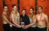 Dr. Mary Shuttleworth in New Zealand on the 3rd annual Youth for Human Rights World Tour in 2006