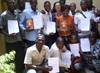 Catherine Remise (top row center) with Dianetics  Seminar students in Mali
