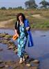 Scientologist Catherine Remise in the village  of Diokeli in south western Mali