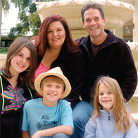 Scientologist Lea Wilson and family
