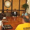Paramount King Molefe, traditional king of the Batlokwa Nation, was introduced to the Volunteer Ministers program at the Church of Scientology of Johannesburg.
