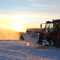 Snöläggning i Grönklitt