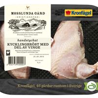 Kyckling supreme, bröst med del av vinge, premium