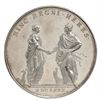 På kung Karl X1:s och Ulrika Eleonoras bröllopsmedalj från 1680 jämförs deras bröllop med de olympiska gudarna Jupiter och Junos heliga giftermål.  Foto: Kungl. Myntkabinettet  Bildtext 4: