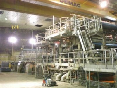section of one of the machines at the mill