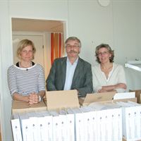 Dragon Mining har utarbetat en ny Miljökonsekvensbeskrivning till sin ansökan om underjordsbrytning. Karl-Erik Marttala, vd, flankeras av Åsa Larsson, projektledare vattenrening (t v) och Klara Eriksson projektledare/coordinator, (t h).