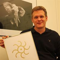 Kent Wallstedt, VD för Jambo Tours med Grand Travel Award