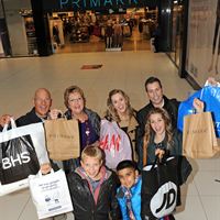 The stars of The Mall Blackburn's TV advert