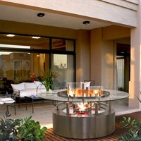 Cal Flame Rays of Light Firepit