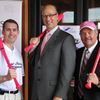 PA State Rep. Eugene DePasquale, PA State Senator Michael Brubaker, & PA State Rep. Scott Boyd are up to bat