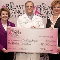 PA Breast Cancer Coalition Gives Additional $100,000 Grant to Continue Cutting Edge Research