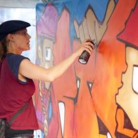 Stockholm 2010, Rosy One, Art of the Streets. Fotograf: Malcolm Jacobson