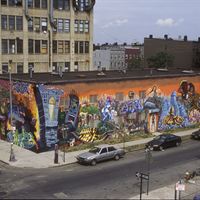 New York  2001, 10th Berry Street, Lady Pink. Fotograf: Malcolm Jacobson