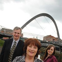 From left to right: Gary Lillistone, Denise Taylor & Louise Taylor of Bridge PR & Media Services Ltd 
