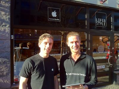 Joakim Bank och Eric Lohse