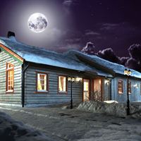 PYXYS huset vinter