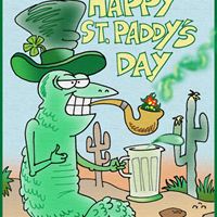 HAPPY ST. PATRICK'S DAY LIZARD