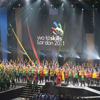 Invigning WorldSkills 2011, London, scenen