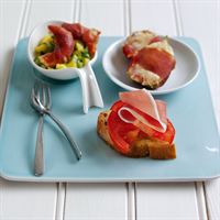 Recept - Kanapéer med parmaskinka
