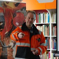 Åke Ryman, platschef för Infranords kontaktbytesprojekt i Storvik