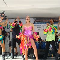 D'Manti Performs at Calle Ocho in Miami
